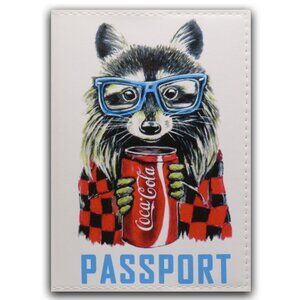 Passport Holder, Travel Case, Eco-leather Cover, Gift for Women Men Kids